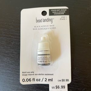 Bead landing black acrylic base